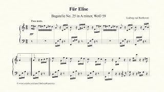 Beethoven Für Elise [upl. by Marylee]