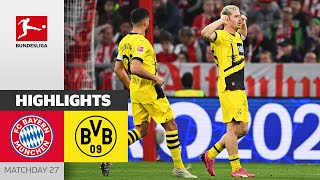 Dortmunds First Win In Munich For 10 Years  FC Bayern  Borussia Dortmund 02  Highlights  MD 27 [upl. by Gregoor105]