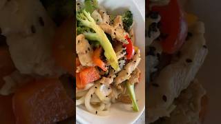 Chicken stir fry udon bowl [upl. by Kippar]