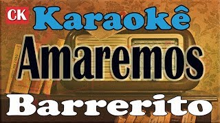 Barrerito Amaremos Karaokê [upl. by Aynatan]