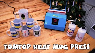 TomTop Heat Mug Press  Thermotransfer Tassenpresse [upl. by Hctub]