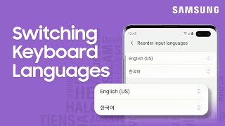 How to switch Samsung Keyboard languages on your Galaxy Phone  Samsung US [upl. by Isidore957]