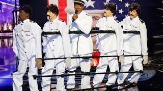 YMCA Puppets Dance to In the Navy on AGT 2016 [upl. by Lhadnek]