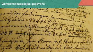 Gemeenschappelijke gegevens [upl. by Ynove]