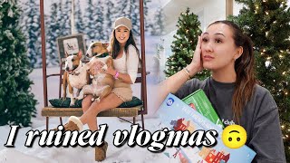 I ruined vlogmas already [upl. by Eah887]