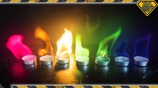 DIY Rainbow Fire The TKOR Guide On How To Make Colored Flame Easy Rainbow Fire317 [upl. by Robb111]