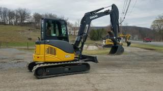 2013 John Deere 50D Mini Excavator For Sale Running amp Operating Video [upl. by Gnuy1]