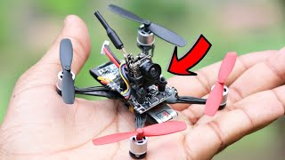 How To Make Drone with Camera At Home  Quadcopter  FPV Racing Drone [upl. by Erbes243]