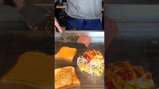 Egg Cheese Toast  Korean Street Food streetfood [upl. by Selin]