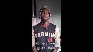 Imigrante haitiano relata situação no Brasil [upl. by Vezza]