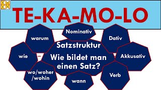 Satzstruktur im Deutschen  Wie bildet man einen Satz  TEKAMOLO mit Dativ und Akkusativ [upl. by Naltiak858]