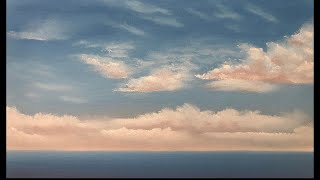 489 The best brushs to paint believable clouds in acrylic [upl. by Daisie]