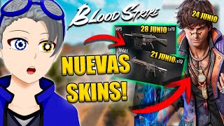 NUEVAS SKINS PARA MP5 M4A1 Y NACHO VUELVEN LOS GLOBOS FUTONES  Actualizacion BLOOD STRIKE [upl. by Siana]