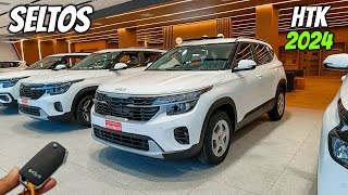 Kia Seltos HTK 2024 ❤️ Seltos Second Base Model  Price • Features • Real Life Detailed Review [upl. by Eerac]