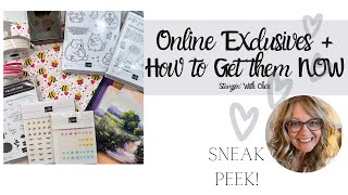 UNBOX Nov Release Online Exclusives AND How to get them NOW Stampin Up [upl. by Dena]