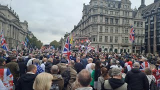 Tommy Robinson rally Unite The Kingdom  26 October 2024 [upl. by Shelby313]