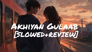 Akhiyan Gulaab Lyrics SLOWED REVIEW ♥️ [upl. by Haida165]