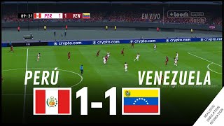 PERÚ vs VENEZUELA 11 HIGHLIGHTS • Simulación amp Recreación de Video Juego [upl. by Tarrant]