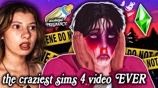 someone gets MURDERED amp an unwanted pregnancy extreme violence mod  the sims 4 dream life 🪻 [upl. by Ikcir]