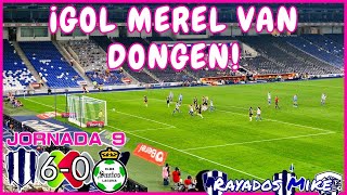 Â¡GOL MEREL VAN DONGEN  Rayadas 60 Santos J9 Liga MX Femenil Cl 2024  Rayados Mike [upl. by Beatriz181]