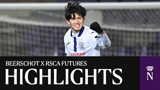 HIGHLIGHTS U23 Beerschot  RSCA Futures  20232024 [upl. by Sid]