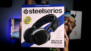 STEELSERIES ARCTIS 7P UNBOXING BLACK EDITION Best PS5 Wireless headphones [upl. by Aisinut838]