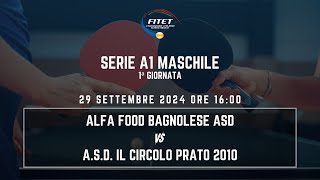 SERIE A1 M  ALFA FOOD BAGNOLESE ASD vs ASD IL CIRCOLO PRATO 2010 [upl. by Everson]