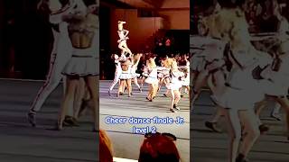 Cheer competition routine dance finale Jr Level 2 pt4 dancer dance viral shorts shortvideo [upl. by Drahser]