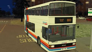 omsi 2 Trident optare spectra 800 Knockhill shuttle Bowdenham V5 [upl. by Einahpehs]