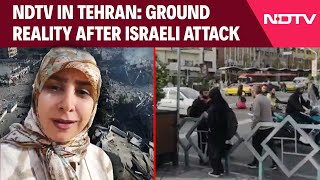 Iran Israel War  A Look at Tehrans Streets As Israel Strikes Iran Ground Report [upl. by Nosle868]