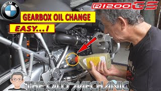 👨‍🔧 BMW R1200GS GEARBOX Oil Change  StepbyStep Guide by The Old Mechanic 👨‍🔧 [upl. by Sedruol631]