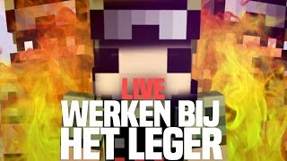 WERKEN BIJ HET LEGER MINETOPIA LIVE [upl. by Diane-Marie]