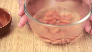 How to Blanch Almonds  By Archana [upl. by Nodearb]