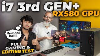 PC Build with i7 3rd Gen  RX 580 GPU 🔥 Full Testing Video [upl. by Parrott347]