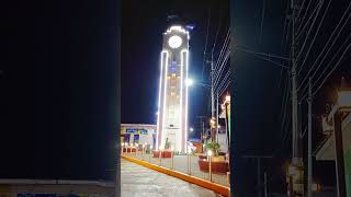 Así se ve el reloj de DiriambaCarazo de noche 😍🕓DeGiraConLaCámara NicaraguaÚnicaOriginal [upl. by Dannel]