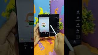 play animation with the stylus pen shorts [upl. by Ahseinaj]