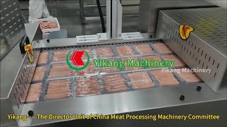 Yikang Highoutput Thermoforming Vacuum Packaging Machine for Sausage [upl. by Shayna]