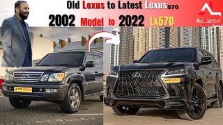 Lexus470 2002 Model to Latest LX570 Facelift Conversion  Auto Levels [upl. by Etteuqal]