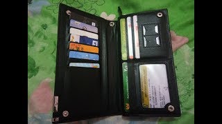 Dompet Panjang Pria Baellerry ORIGINAL Muat 2 HP [upl. by Giark679]