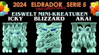 Schleich ® Eldrador ® Mini Creatures  Serie 5  2024  Eiswelt  Icky  Blizzard  Akai  Review [upl. by Seena]