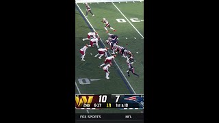 Rhamondre Stevenson with a 64yd touchdown [upl. by Clapper689]