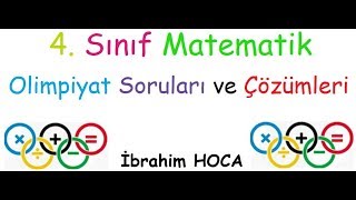 4 Sınıf Matematik Olimpiyat Soruları 1zor seviye [upl. by Zilada]