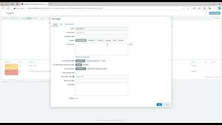 21 Como configurar os Triggers no Zabbox para sensor de contato seco Site Monitor zabbix [upl. by Nisotawulo]