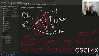 Barycentric Coordinates  ZBuffering [upl. by Nennerb211]