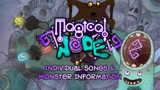 My Singing Monsters  Magical Node Wave 2  Runotal Individual Songs amp Monster Information [upl. by Hannad]