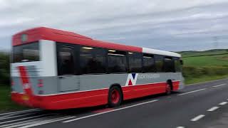 Optare Delta G251 SRG in Northumbria Motor Services livery comes down A1068 21624 [upl. by Landau189]