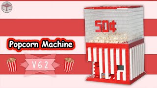 Custom LEGO Popcorn Machine Functional [upl. by Adnahsam]