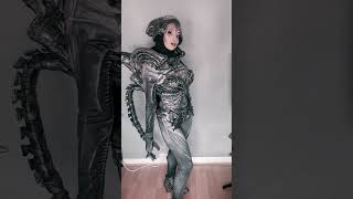 Hybrid xenomorph cosplay halloween alien xenomorph cosplayersofyoutube [upl. by Auqinahs200]