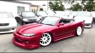 Gorgeous Ruby Red Nissan Silvia S15 Convertible [upl. by Ybeloc907]