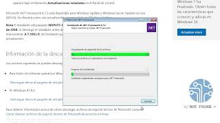 Instalacion Netframework 472  Solucion Error Windows 7 [upl. by Nottnerb162]